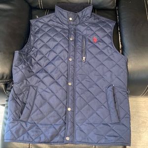 Polo puffer vest NWOT
